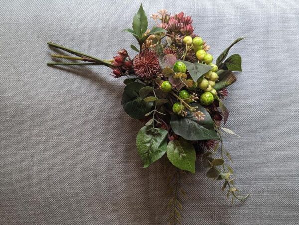 Home and More's Hand Tied Silk Flower Collection 'Berry Burst'